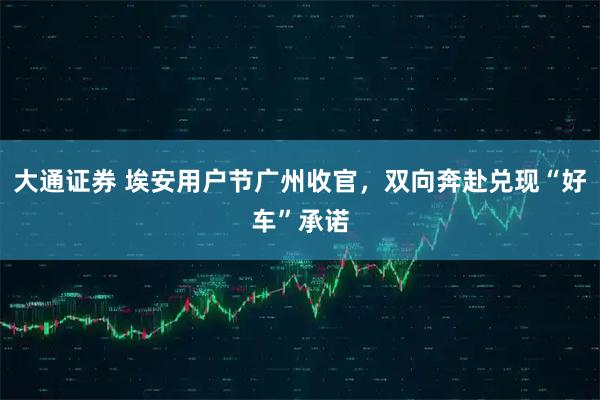 大通证券 埃安用户节广州收官，双向奔赴兑现“好车”承诺